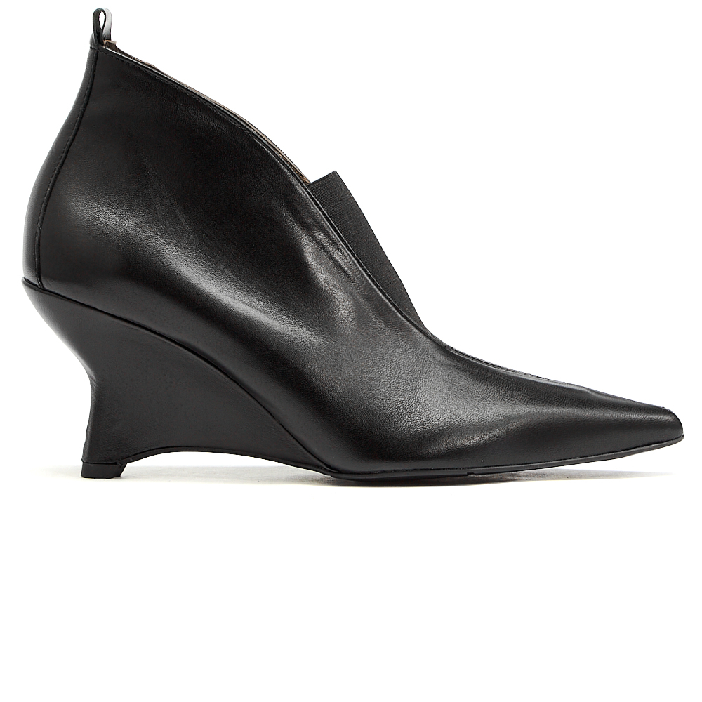 Δερμάτινα ankle boots art 6fw85 black Δερμάτινα ankle boots art 6fw85 black