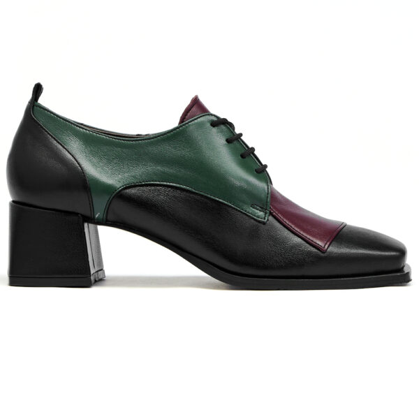 Δερμάτινα Δετά art 5fw49 black green & bordeaux