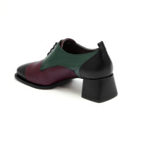 Δερμάτινα Δετά art 5fw49 black green & bordeaux